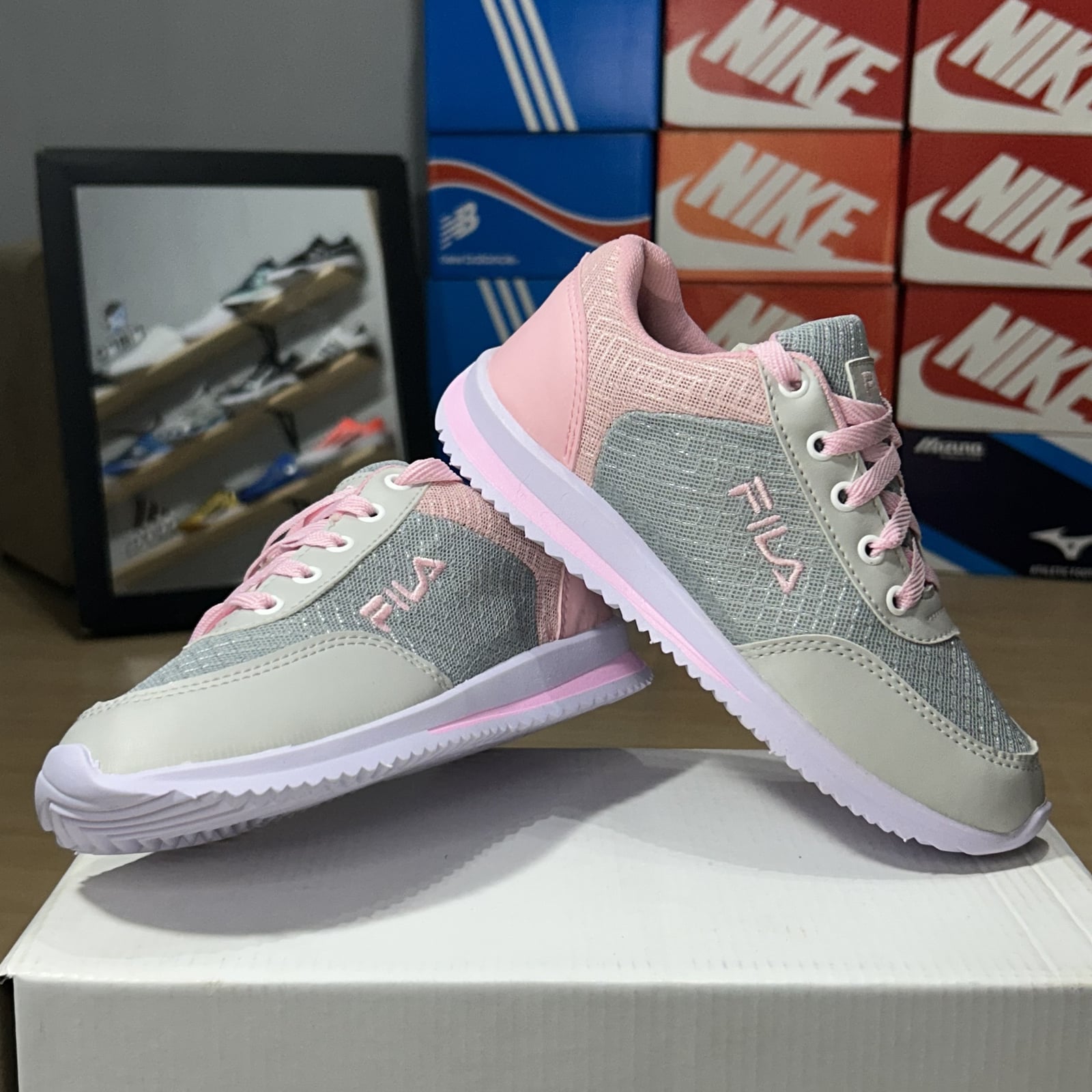 Fila Cinza Rosa