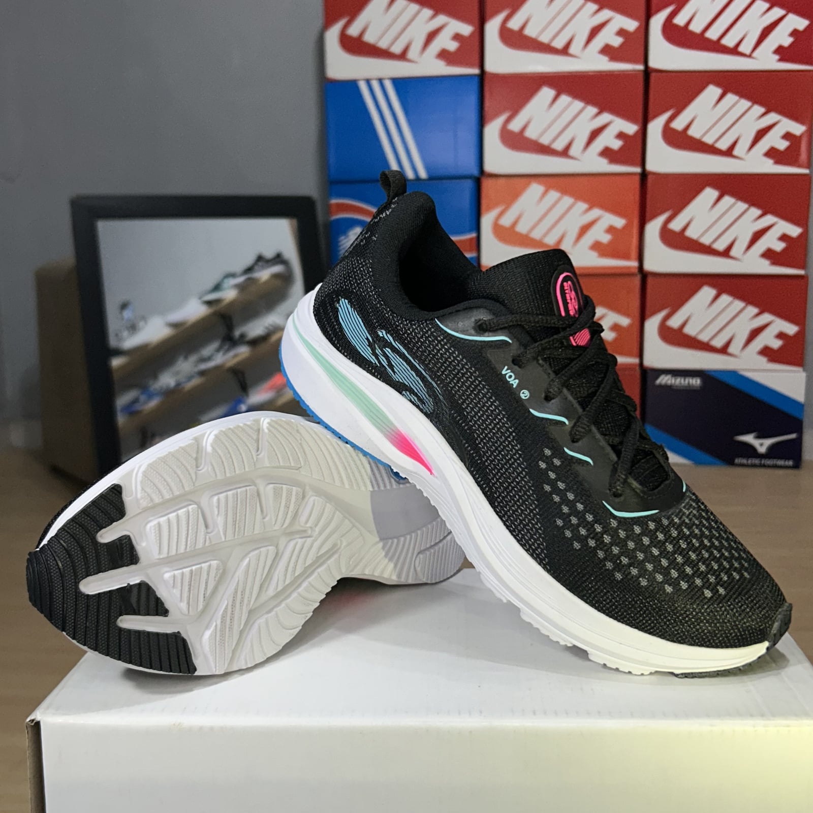 Mizuno Wave Preto Turquesa