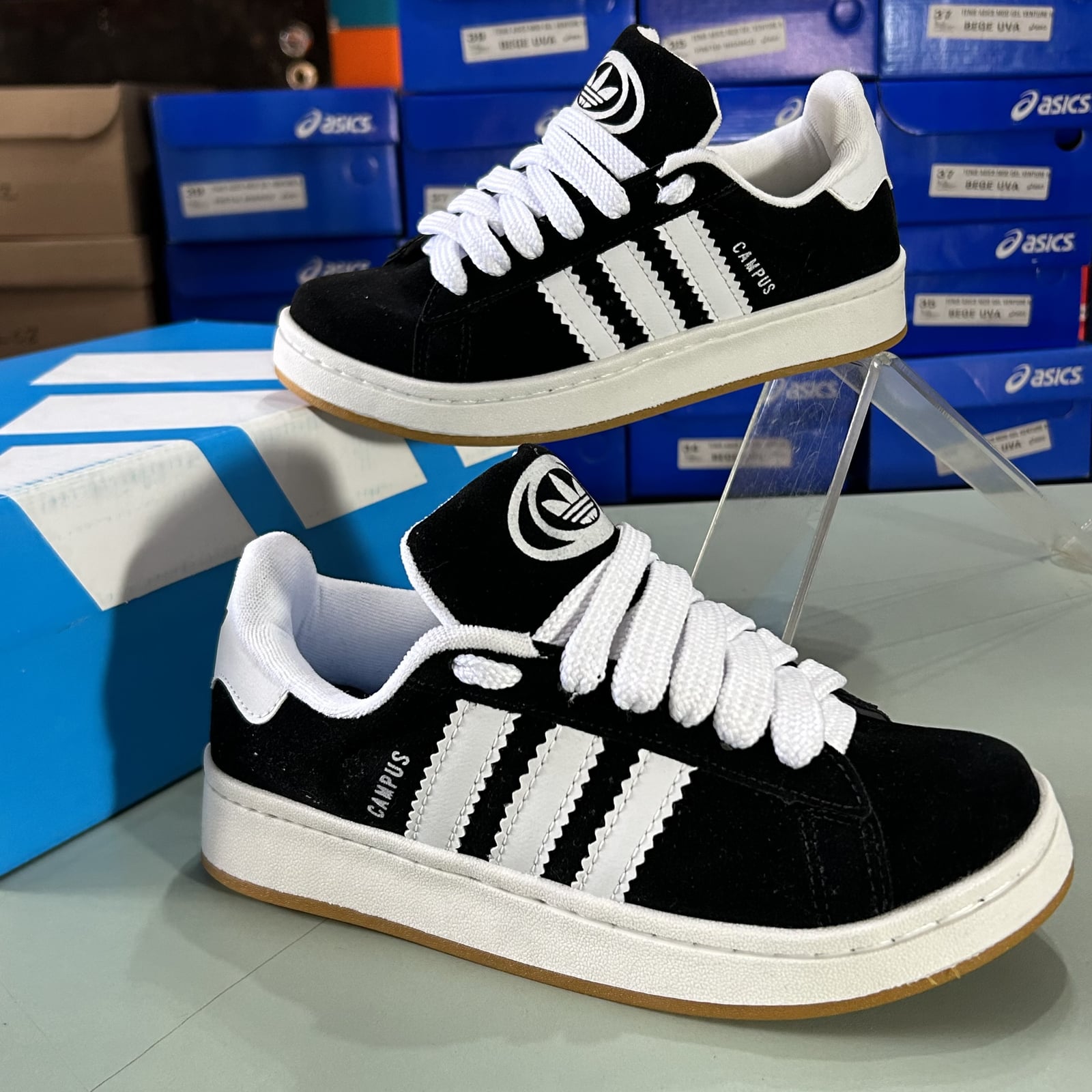 Adidas Campus Preto Branco